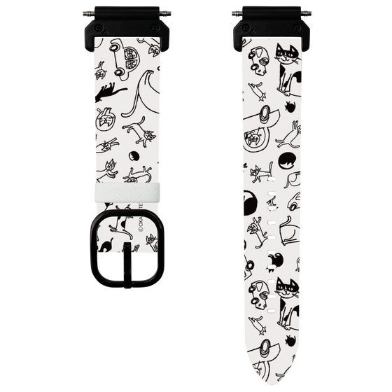 スマートウォッチレザーバンド［ おかべてつろう - おでかけ日和 ］