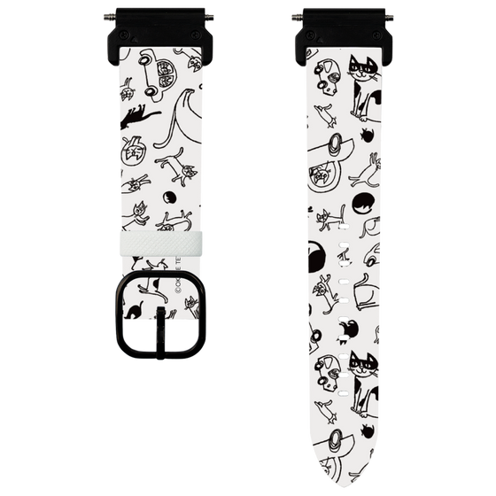 スマートウォッチレザーバンド［ おかべてつろう - おでかけ日和 ］