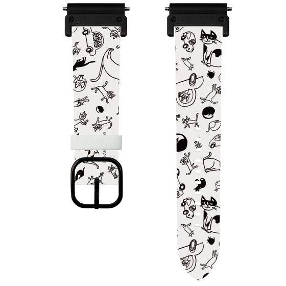 スマートウォッチレザーバンド［ おかべてつろう - おでかけ日和 ］