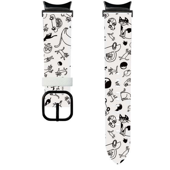 スマートウォッチレザーバンド［ おかべてつろう - おでかけ日和 ］