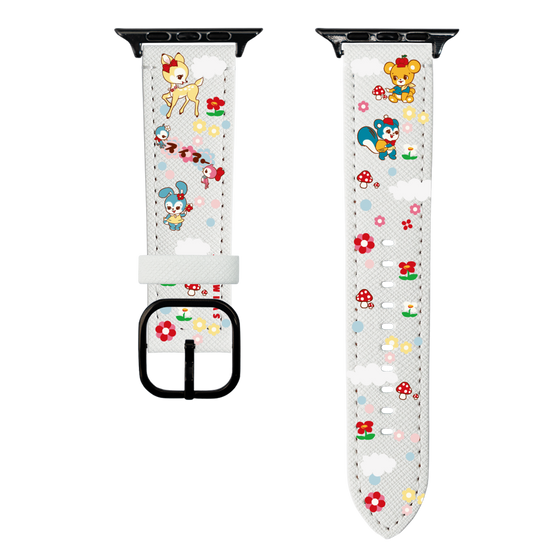 スマートウォッチレザーバンド［ SWIMMER - レトロアニマル ］