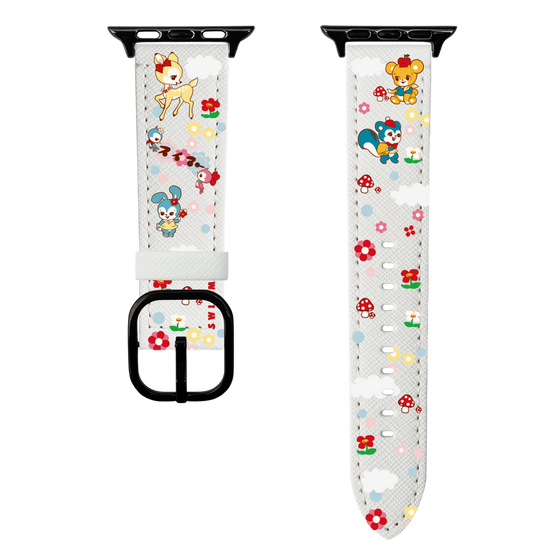 スマートウォッチレザーバンド［ SWIMMER - レトロアニマル ］