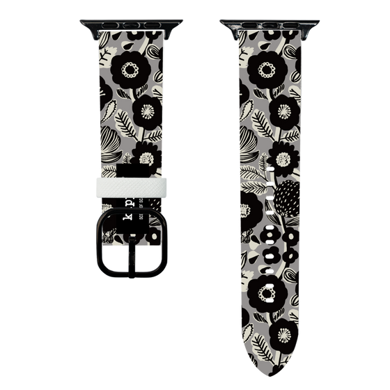 スマートウォッチレザーバンド［ kippis® - Ihmekasvi 不思議な植物 ］