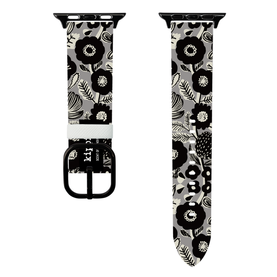 スマートウォッチレザーバンド［ kippis® - Ihmekasvi 不思議な植物 ］