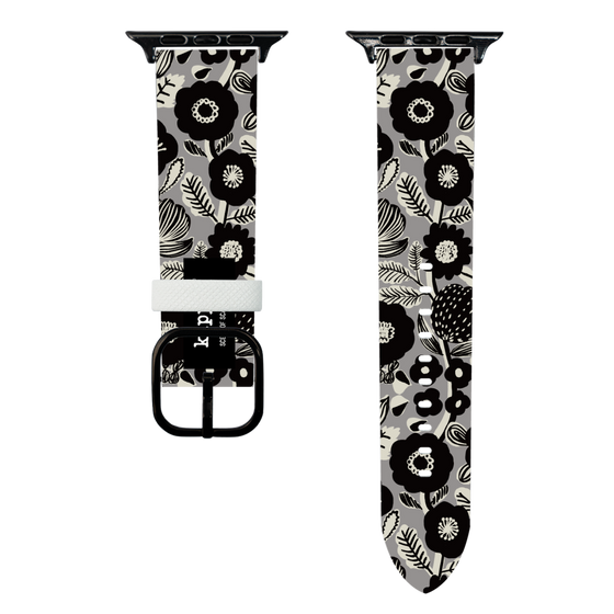 スマートウォッチレザーバンド［ kippis® - Ihmekasvi 不思議な植物 ］