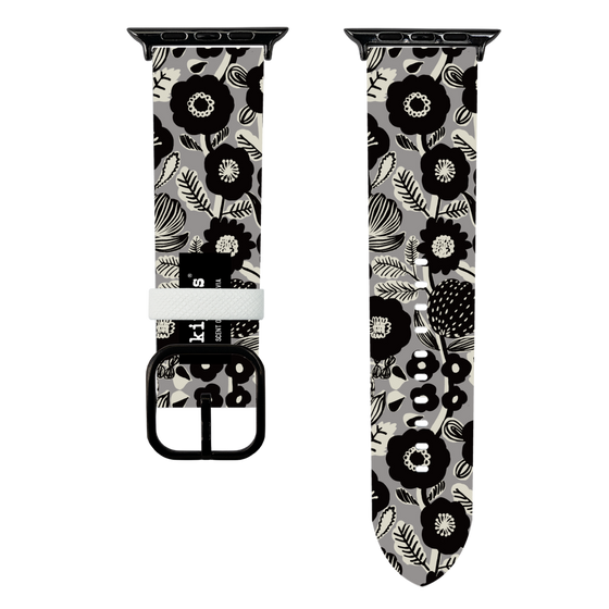 スマートウォッチレザーバンド［ kippis® - Ihmekasvi 不思議な植物 ］