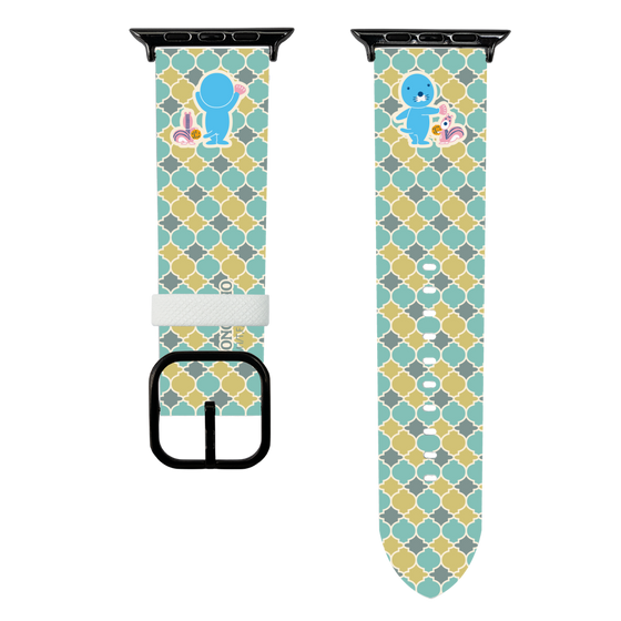 スマートウォッチレザーバンド［ ぼのぼの - タイル ］