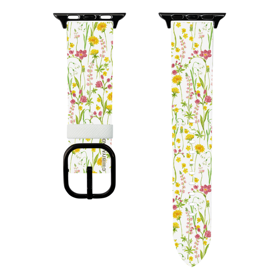 スマートウォッチレザーバンド［ 日比谷花壇 - プリムラ ］