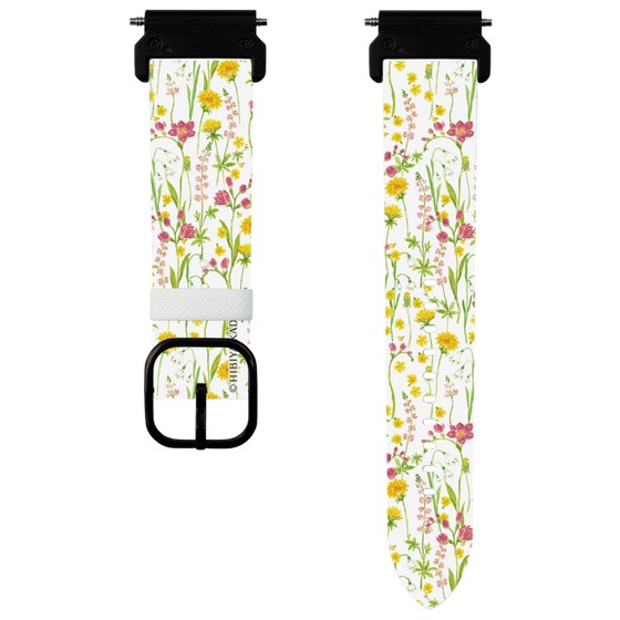 スマートウォッチレザーバンド［ 日比谷花壇 - プリムラ ］