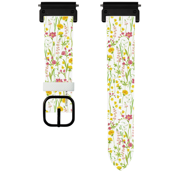 スマートウォッチレザーバンド［ 日比谷花壇 - プリムラ ］