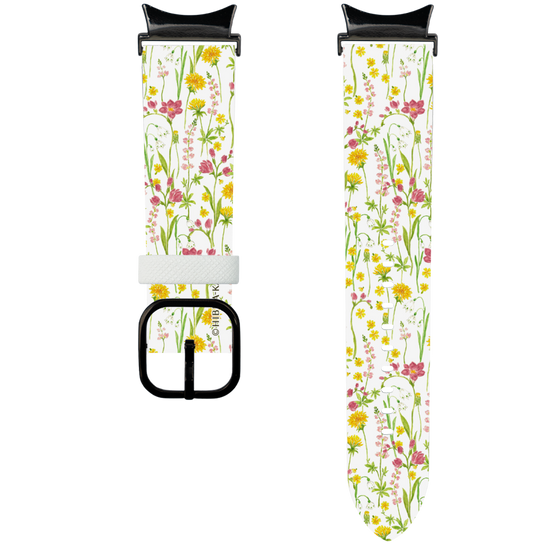 スマートウォッチレザーバンド［ 日比谷花壇 - プリムラ ］