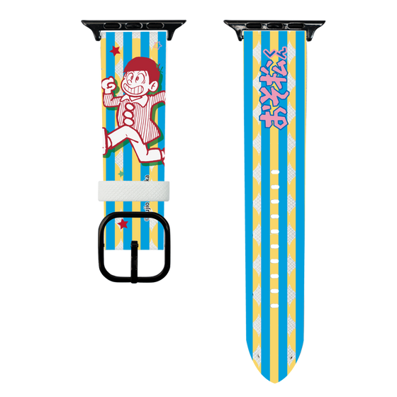 スマートウォッチレザーバンド［ おそ松くん - お顔 ］