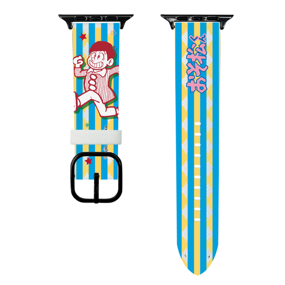 スマートウォッチレザーバンド［ おそ松くん - お顔 ］