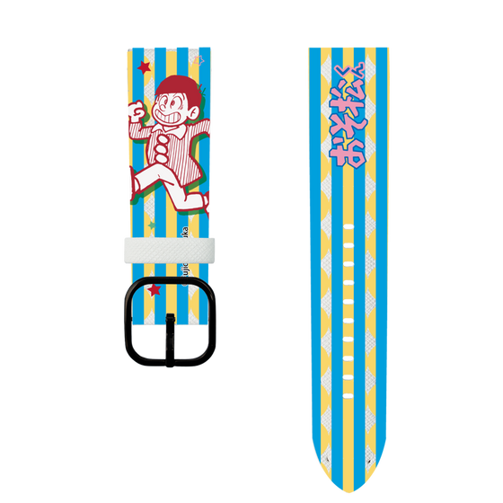 スマートウォッチレザーバンド［ おそ松くん - お顔 ］
