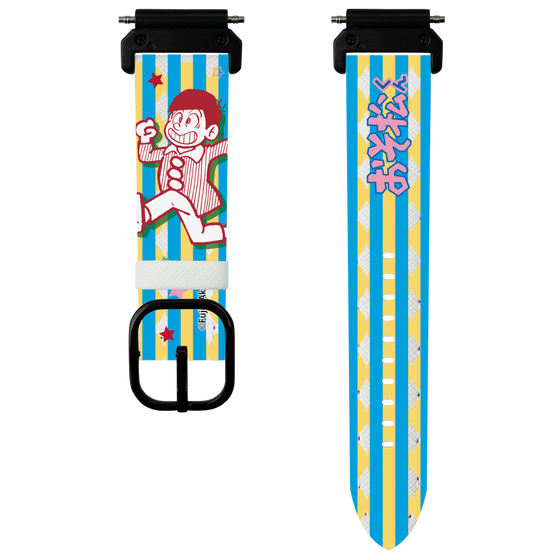 スマートウォッチレザーバンド［ おそ松くん - お顔 ］