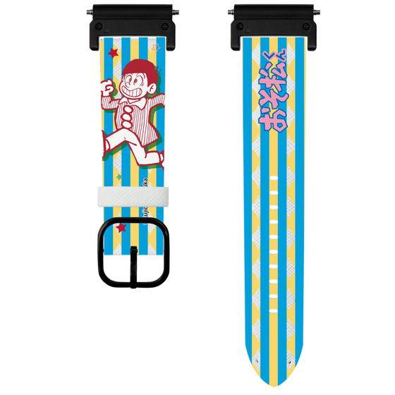 スマートウォッチレザーバンド［ おそ松くん - お顔 ］