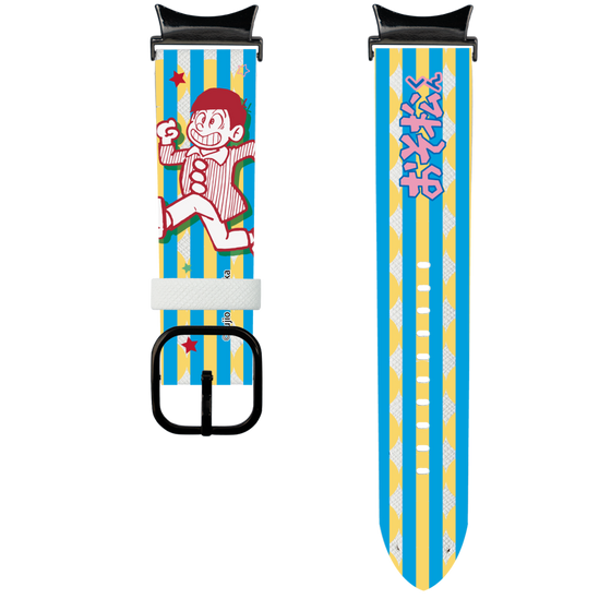スマートウォッチレザーバンド［ おそ松くん - お顔 ］