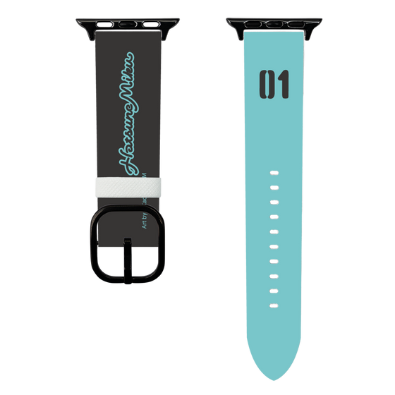 スマートウォッチレザーバンド［ 初音ミク - ロゴ ］