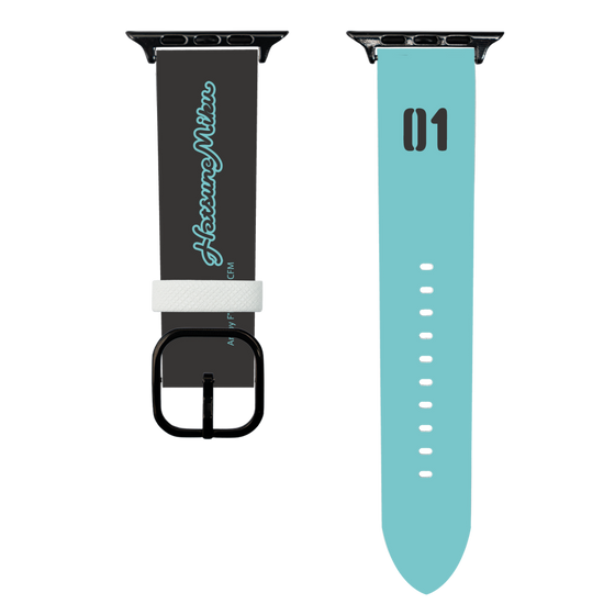 スマートウォッチレザーバンド［ 初音ミク - ロゴ ］