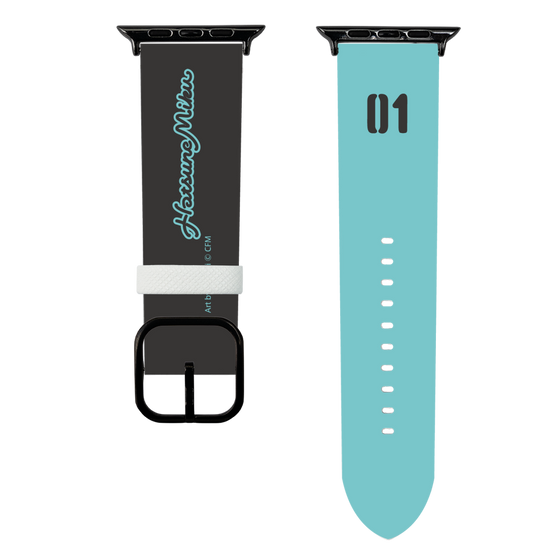 スマートウォッチレザーバンド［ 初音ミク - ロゴ ］