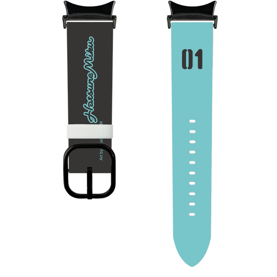 スマートウォッチレザーバンド［ 初音ミク - ロゴ ］