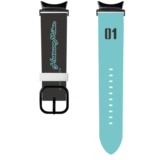 スマートウォッチレザーバンド［ 初音ミク - ロゴ ］