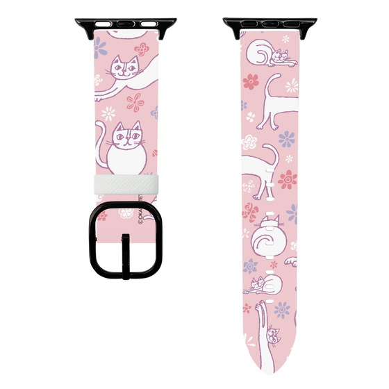 スマートウォッチレザーバンド［ おかべてつろう - こころ咲く日 ］