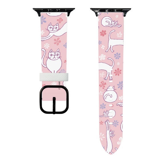 スマートウォッチレザーバンド［ おかべてつろう - こころ咲く日 ］