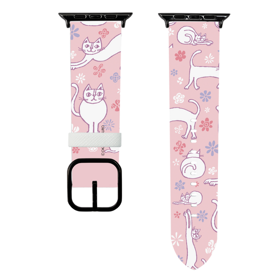 スマートウォッチレザーバンド［ おかべてつろう - こころ咲く日 ］