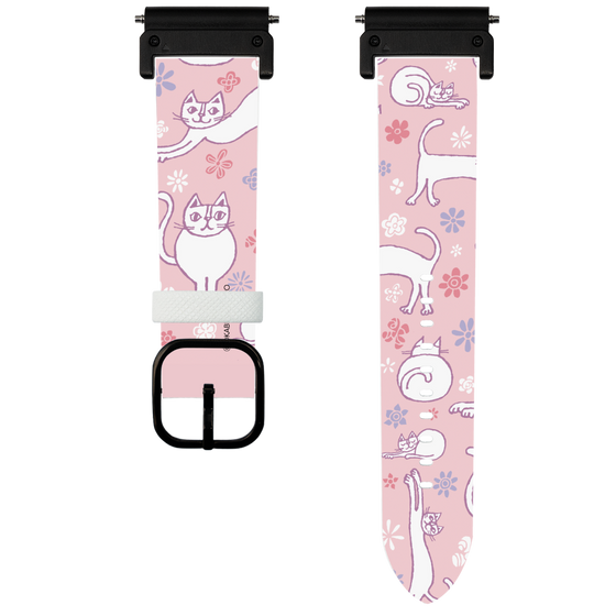 スマートウォッチレザーバンド［ おかべてつろう - こころ咲く日 ］