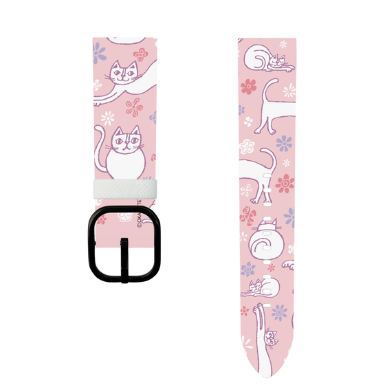 スマートウォッチレザーバンド［ おかべてつろう - こころ咲く日 ］