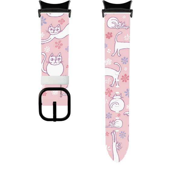 スマートウォッチレザーバンド［ おかべてつろう - こころ咲く日 ］