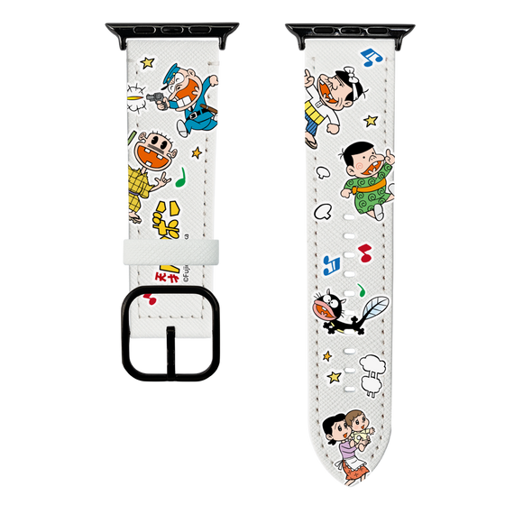 スマートウォッチレザーバンド［ 天才バカボン – ステッカー ］