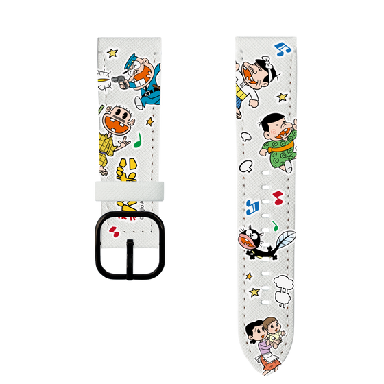スマートウォッチレザーバンド［ 天才バカボン – ステッカー ］