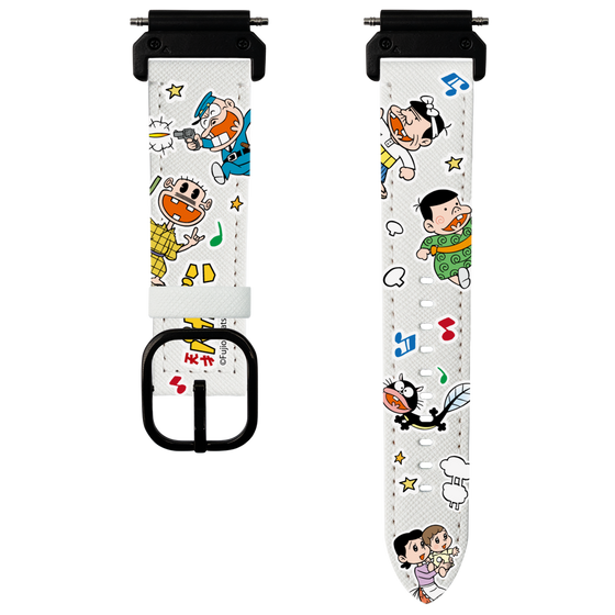 スマートウォッチレザーバンド［ 天才バカボン – ステッカー ］