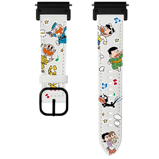 スマートウォッチレザーバンド［ 天才バカボン – ステッカー ］
