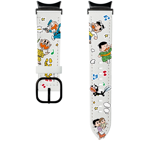 スマートウォッチレザーバンド［ 天才バカボン – ステッカー ］