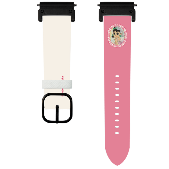 スマートウォッチレザーバンド［ ひみつのアッコちゃん - テクマクマヤコン ］