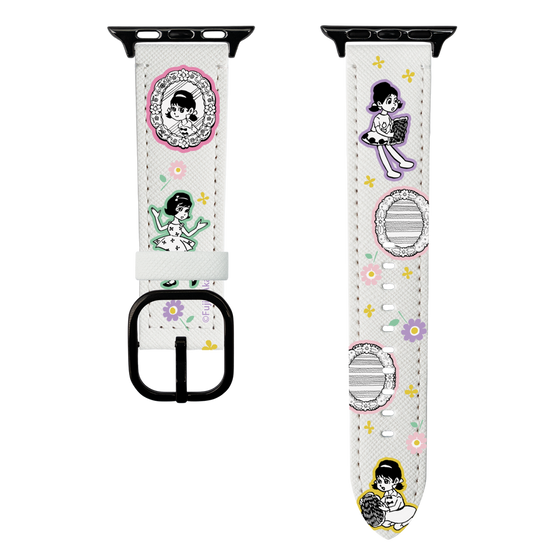 スマートウォッチレザーバンド［ ひみつのアッコちゃん - ステッカー ］