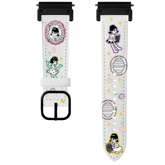 スマートウォッチレザーバンド［ ひみつのアッコちゃん - ステッカー ］