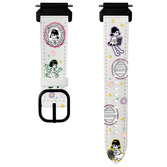 スマートウォッチレザーバンド［ ひみつのアッコちゃん - ステッカー ］