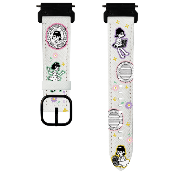 スマートウォッチレザーバンド［ ひみつのアッコちゃん - ステッカー ］