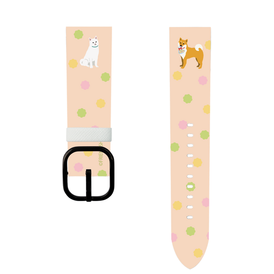 スマートウォッチレザーバンド［ 柴田さん - 金平糖 ］