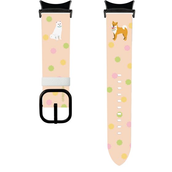 スマートウォッチレザーバンド［ 柴田さん - 金平糖 ］