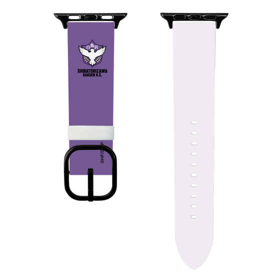 スマートウォッチレザーバンド［ ハイキュー!! - スクールバッジ - 白鳥沢学園高校 ］
