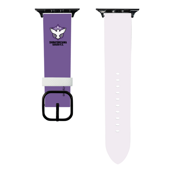 スマートウォッチレザーバンド［ ハイキュー!! - スクールバッジ - 白鳥沢学園高校 ］