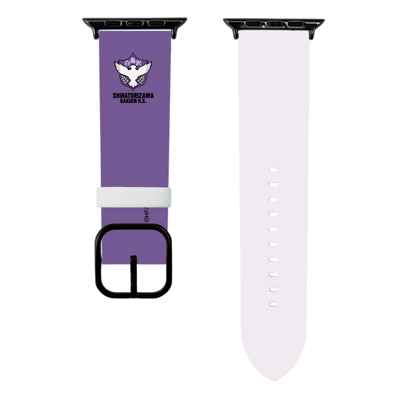 スマートウォッチレザーバンド［ ハイキュー!! - スクールバッジ - 白鳥沢学園高校 ］