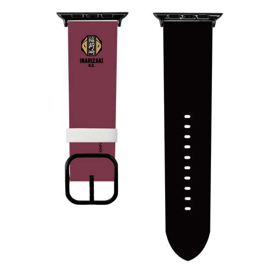 スマートウォッチレザーバンド［ ハイキュー!! - スクールバッジ - 稲荷崎高校 ］
