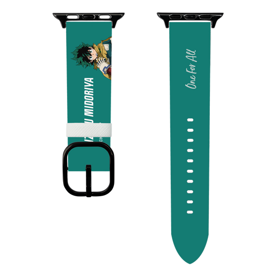 スマートウォッチレザーバンド［ 僕のヒーローアカデミア - 立ち絵 - 緑谷 出久 ］