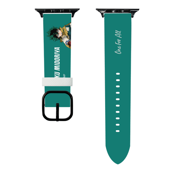 スマートウォッチレザーバンド［ 僕のヒーローアカデミア - 立ち絵 - 緑谷 出久 ］